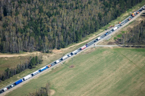 Schwerer Verkehr — Stockfoto