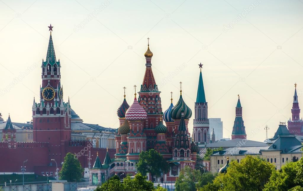 Red square in Moscow