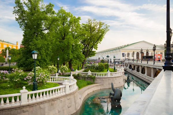 Tzereteli's fountain complex near Kremlin — Stock Photo, Image