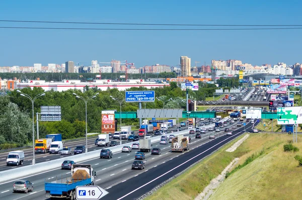 Moskevský dálniční okruh — Stock fotografie