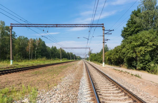 Železnice — Stock fotografie