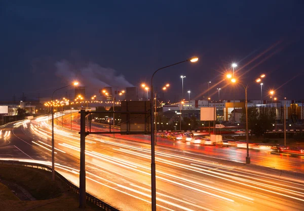 Autostrada di sera — Foto Stock