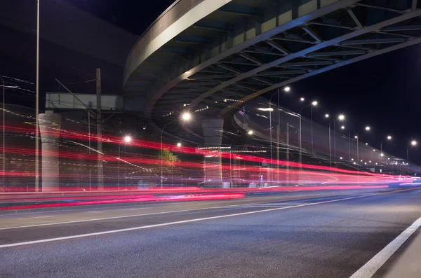 Autostrada e strada sopraelevata — Foto Stock