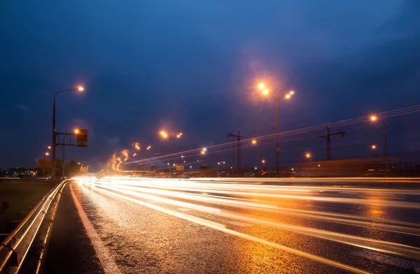 Autostrada di sera — Foto Stock