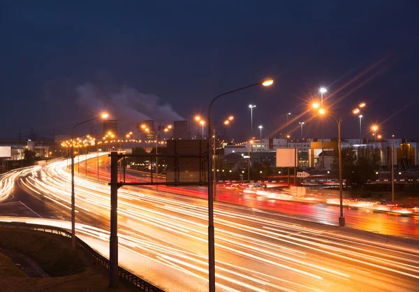 Autostrady na wieczór — Zdjęcie stockowe