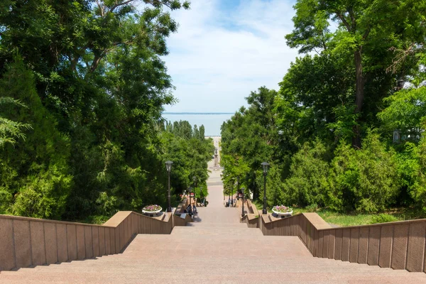 Schodiště v Taganrog — Stock fotografie