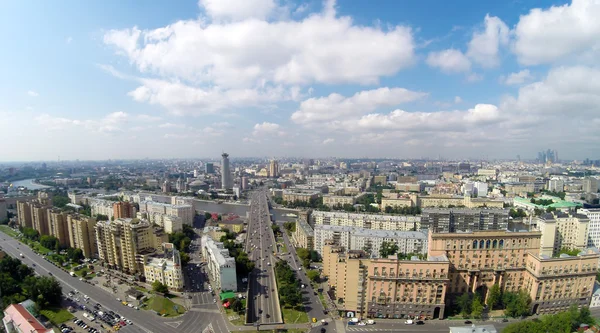 Moskva från himlen — Stockfoto