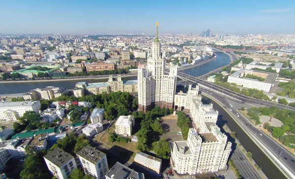 Flygfoto över Moskva — Stockfoto