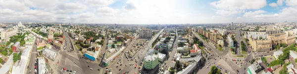Aerial view of  of the taganskaya intersection — Stock Photo, Image