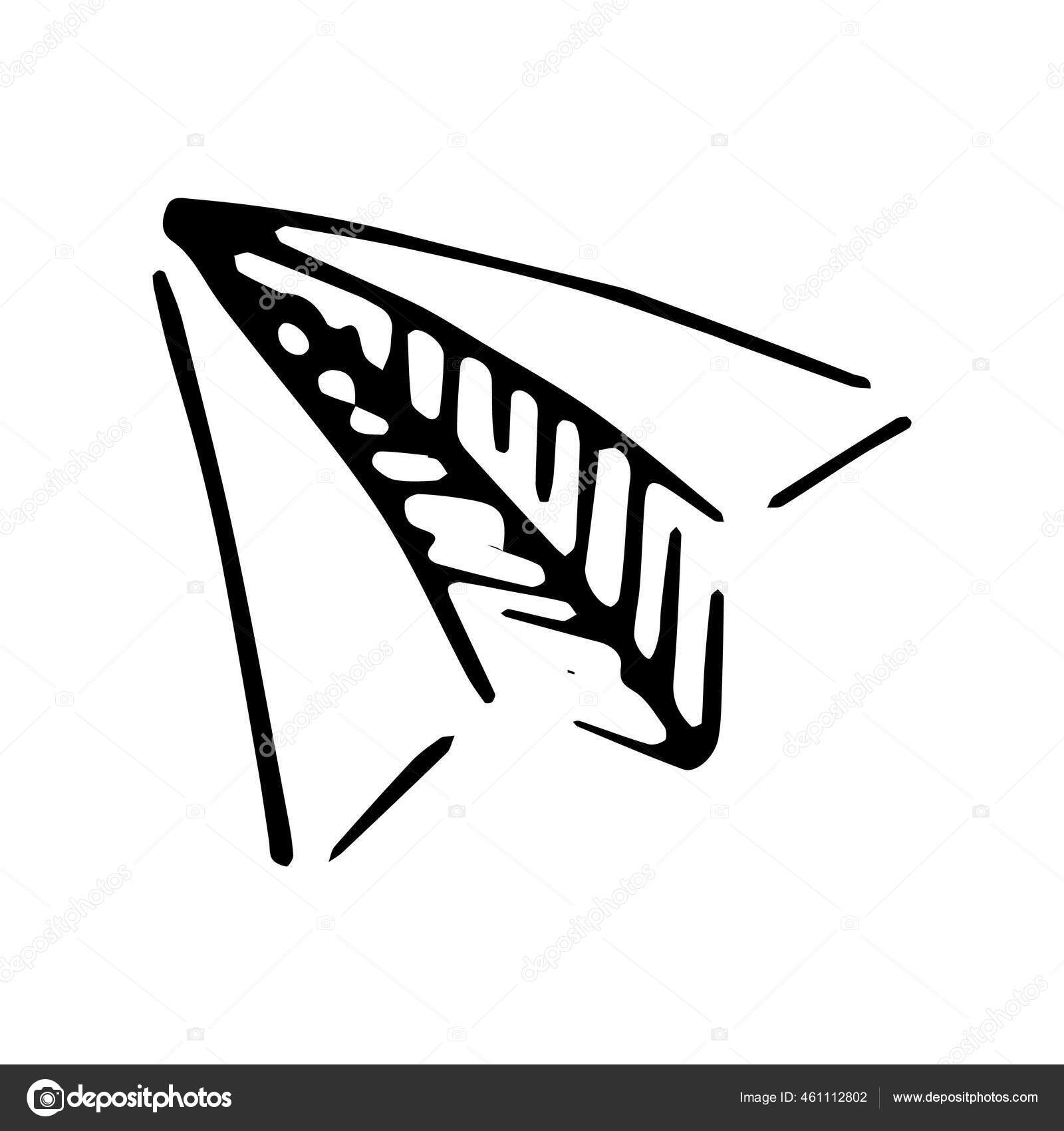 Vector Paper Airplane Travel Route Symbol Vector Illustration Hand Drawn Vector Image By C Frozenbunn Vector Stock 461112802