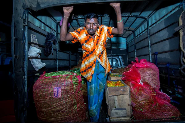 Rynek żywności w Dambulla, Sri Lanka — Zdjęcie stockowe