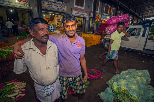 Mercado de alimentos Dambulla, Sri Lanka — Foto de Stock