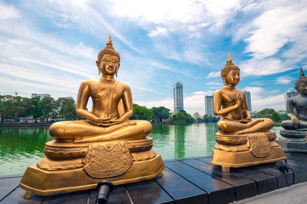 Seema Malaka tempel standbeelden — Stockfoto