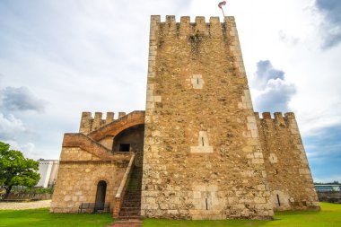 Ozama Fortress in Santo Domingo in Dominican Republic clipart