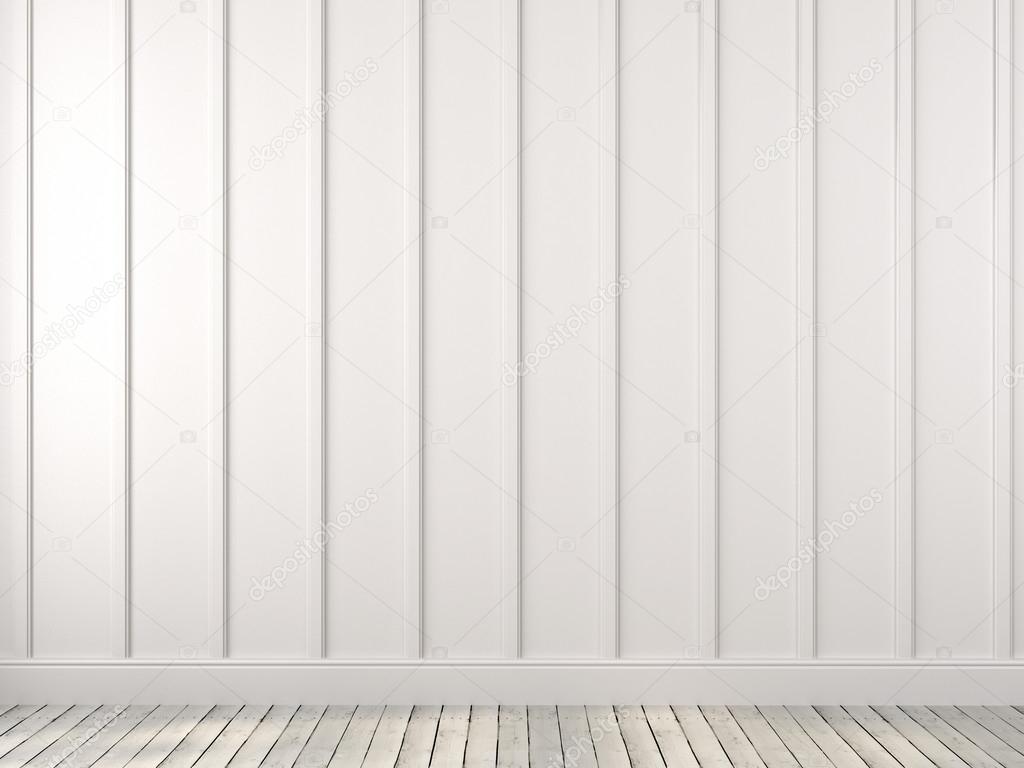 A white wall with vertical stripes
