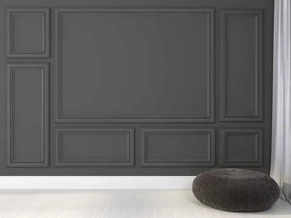 Stickade ottomanska grå vägg — Stockfoto