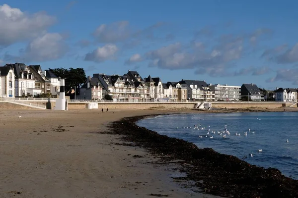 Grande Plage Quiberon Dans Morbihan Bretagne — Photo