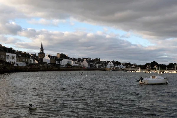 Vesnice Locmariaquer Morbihan Bretani — Stock fotografie