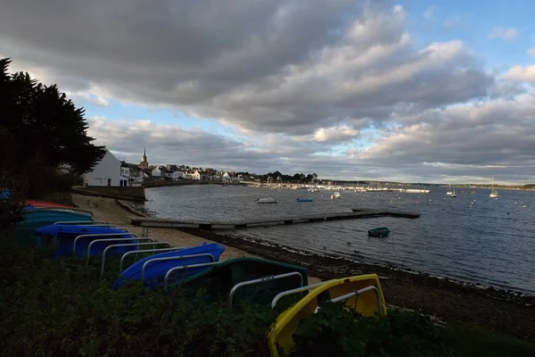 Dorf Locmariaquer Morbihan Der Bretagne — Stockfoto