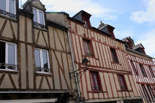 Casas Entramado Madera Vannes Morbihan — Foto de Stock