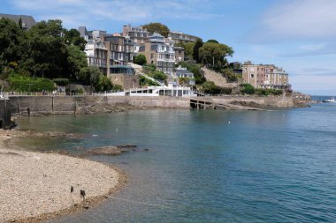 Dinard 'daki Clair de Lune Gezinti Alanı' nın yaya yolu 