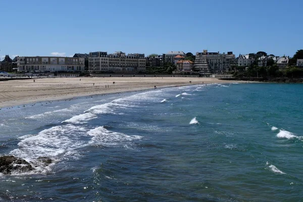 Stranden Ecluse Vid Dinard Bretagne — Stockfoto