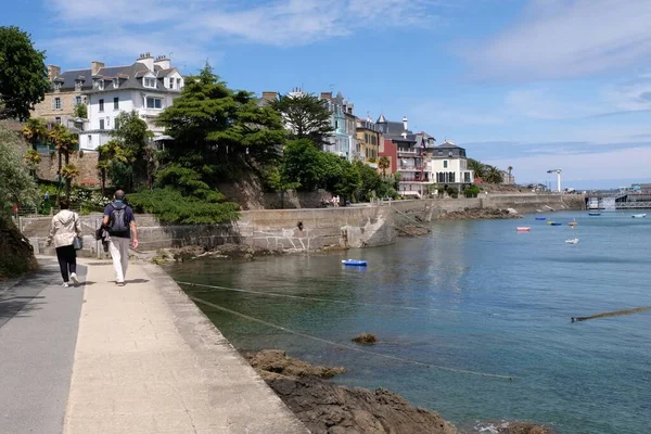 Sétaút Clair Lune Sétányon Dinard — Stock Fotó