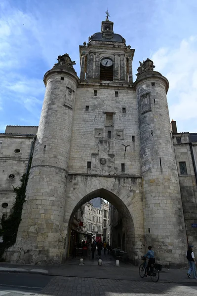 Torre Grosse Horloge Rochelle — Fotografia de Stock