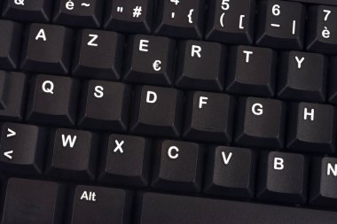 AZERTY klavye anahtarlarını kapat