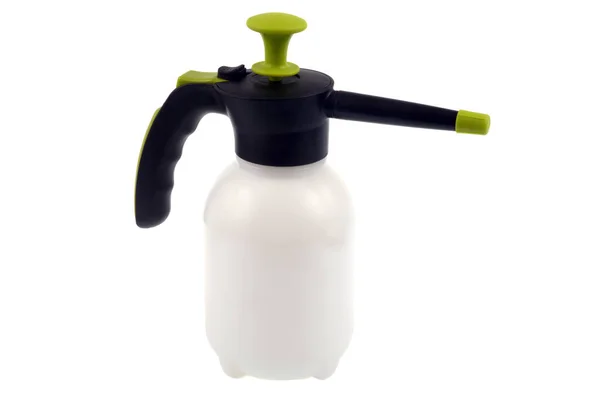 Pump Sprayer Nahaufnahme Auf Weißem Hintergrund — Stockfoto