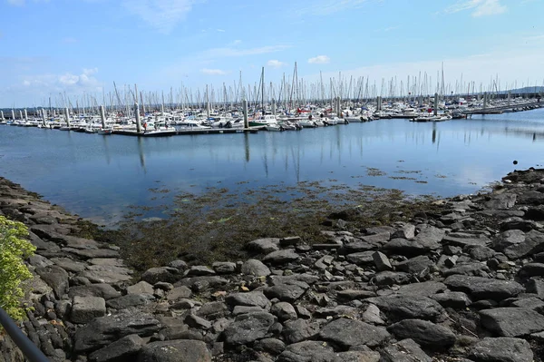 Brest Marinası Sular Çekildiğinde — Stok fotoğraf