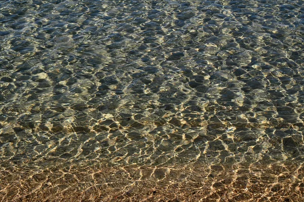 Rent Vatten Medelhavet Nära Håll — Stockfoto