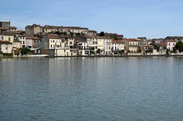 Het Bekken Van Het Canal Midi Castelnaudary — Stockfoto