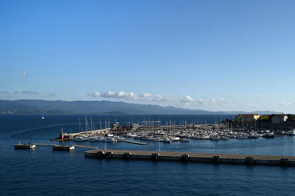 General View Tino Rossi Port Ajaccio — Stock Photo, Image