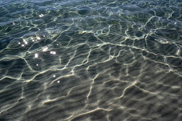 Transparência Mar Mediterrâneo Verão — Fotografia de Stock