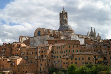 General view of Siena with the Cathedral of Santa Maria Assunta