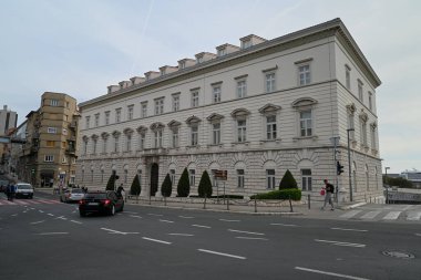 Split şehrindeki Piskopos Sarayı 'nın dış görünüşü