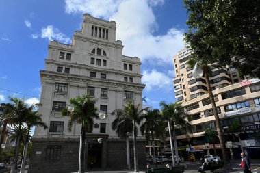 Exterior view of the central post office in Santa Cruz de Tenerife