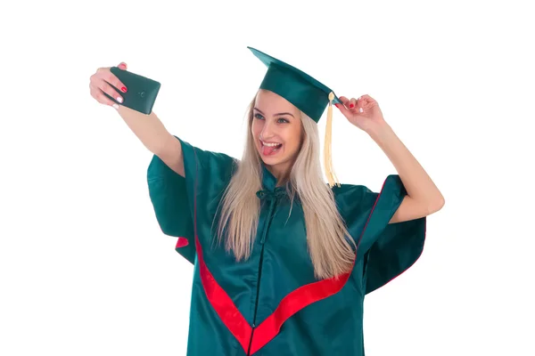 University student in the mantle — Stock Photo, Image