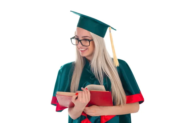 University student in the mantle — Stock Photo, Image