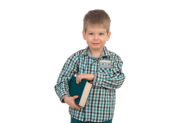 Ragazzino con libro — Foto Stock