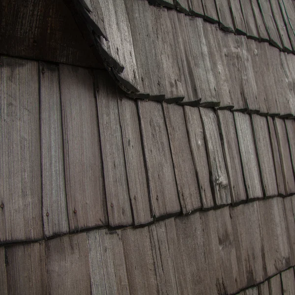 Texture de l'ancien toit en bois — Photo