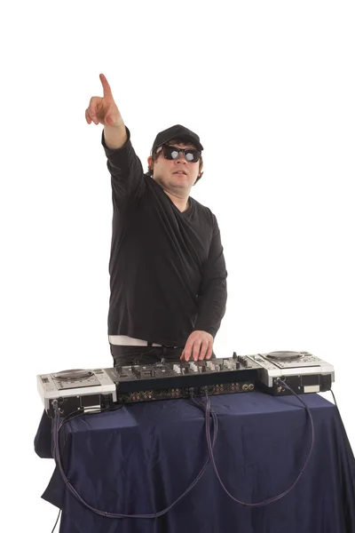 DJ с миксером — стоковое фото