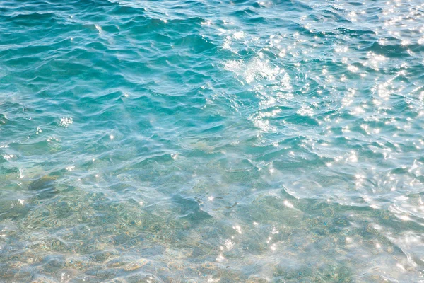 Текстура хвилястого блакитного моря . — стокове фото