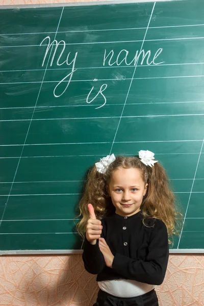 Girl at school — Stock Photo, Image