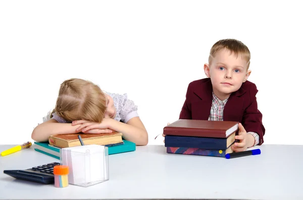 Portrait de petits élèves en uniforme — Photo