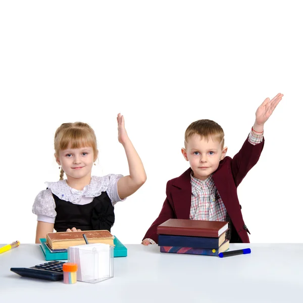 Pequeño puplis estudiar — Foto de Stock