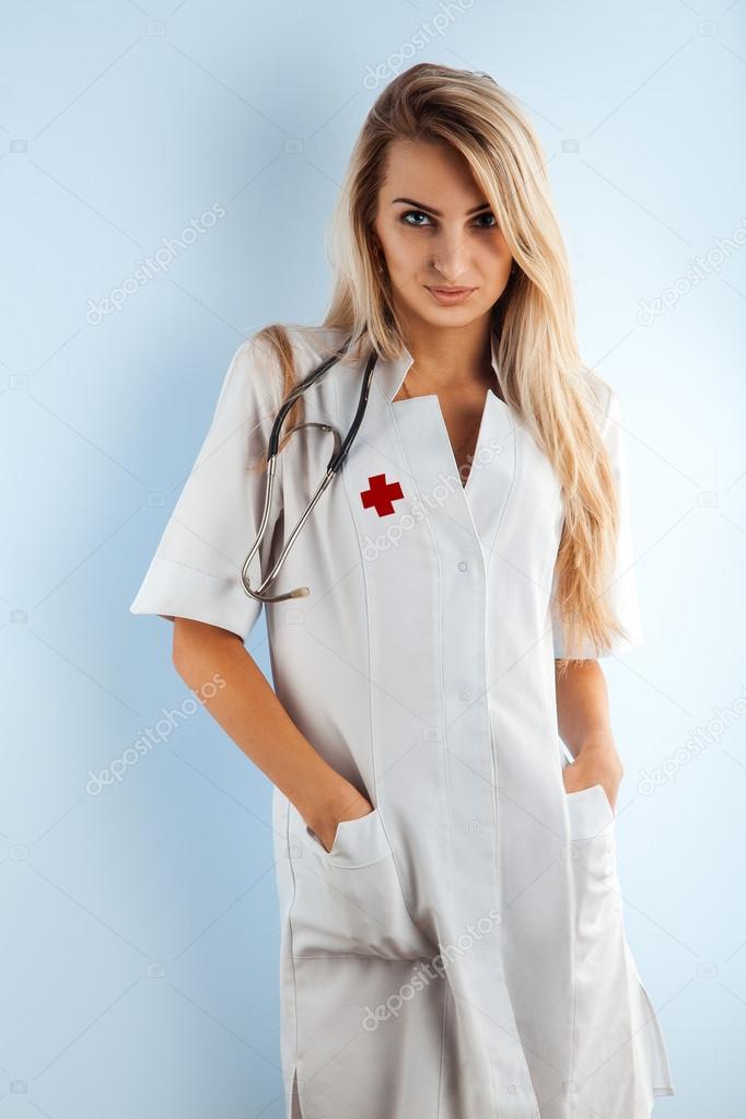 Hot Blonde Nurse