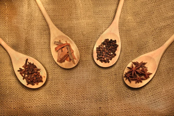 Bir kepçe Hint baharat