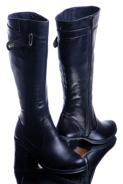 Botas de inverno feminino — Fotografia de Stock